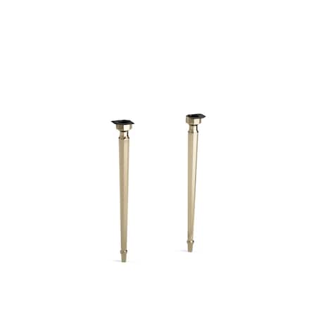 Kohler Kathryn Octagonal Tapered Brass Table Legs 6839-AF